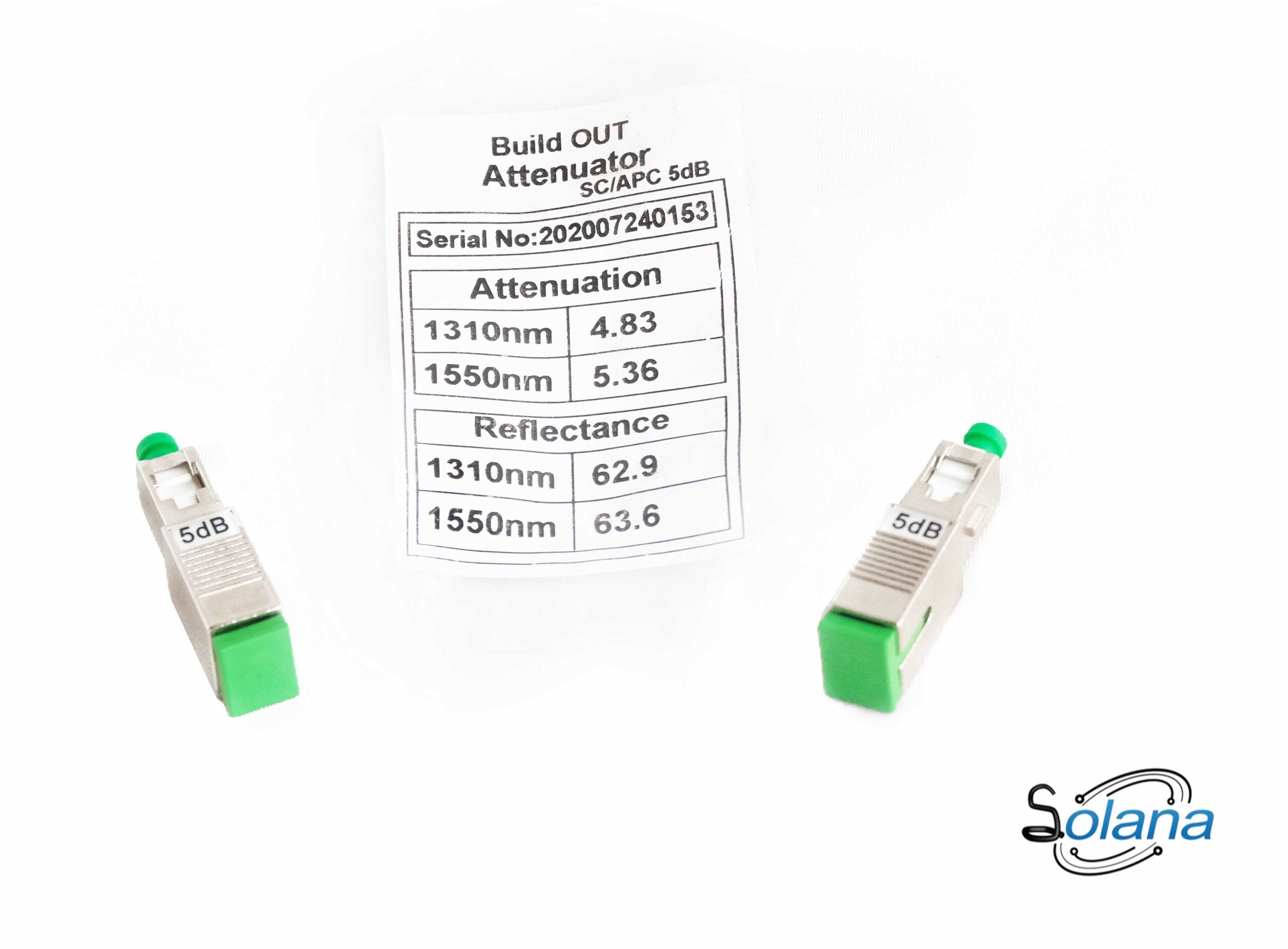 Atenuador SC/APC 5dB | Código 511