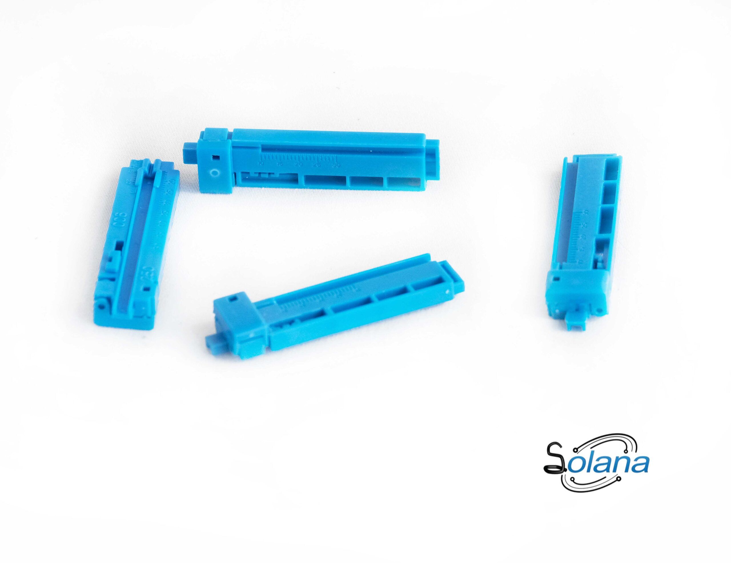 Pelador de Fibra Drop Plástico Color Azul Solana | Código 216