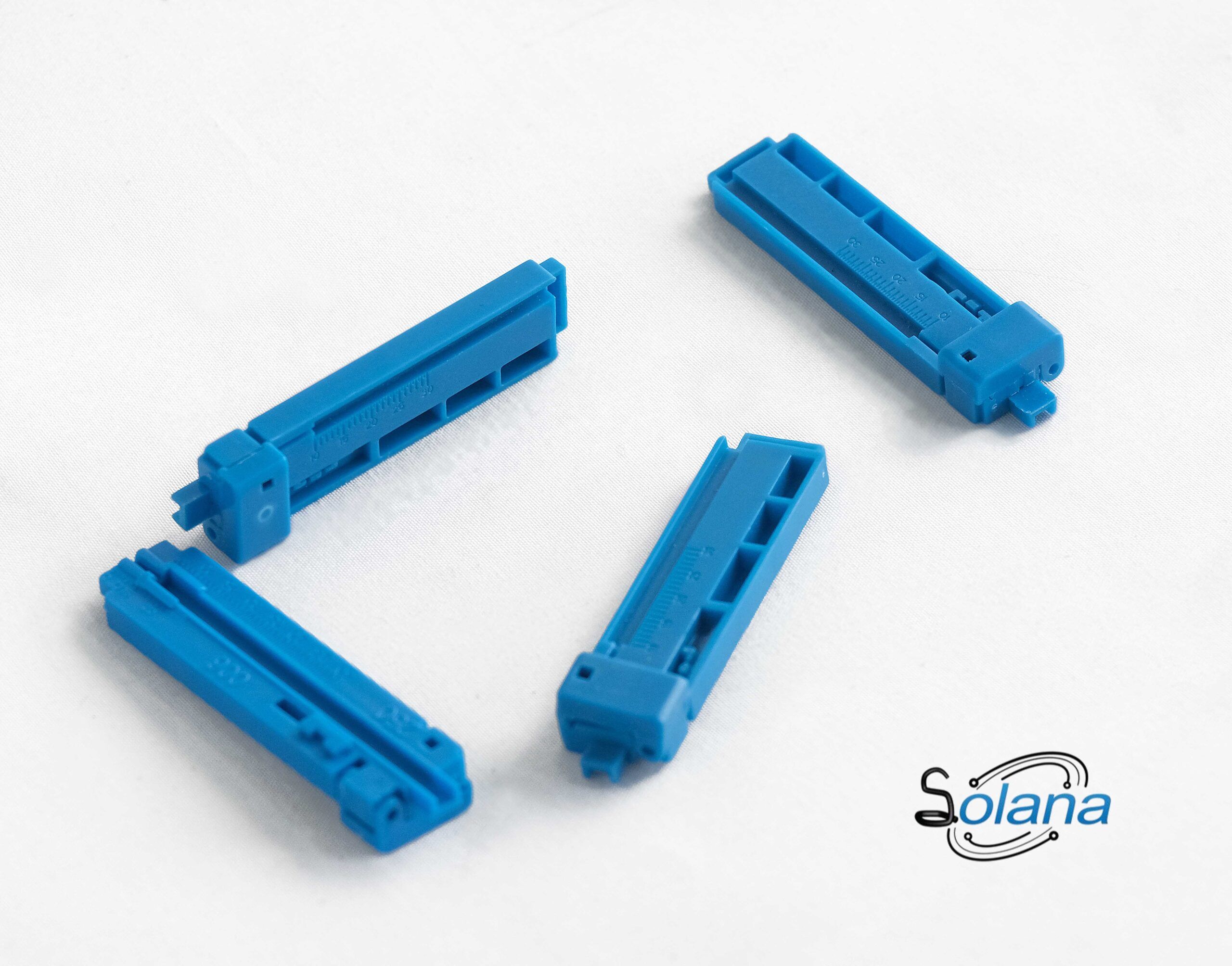Pelador de Fibra Drop Plástico Color Azul Solana | Código 216 - Imagen 2